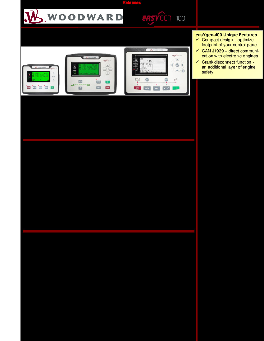 First Page Image of EasyGen-600 100 Series Manual..pdf